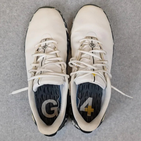 G/FORE MG4+ Spikeless Golf Shoes Men's 11.5 Snow Camo Midsole - Picture 6 of 11